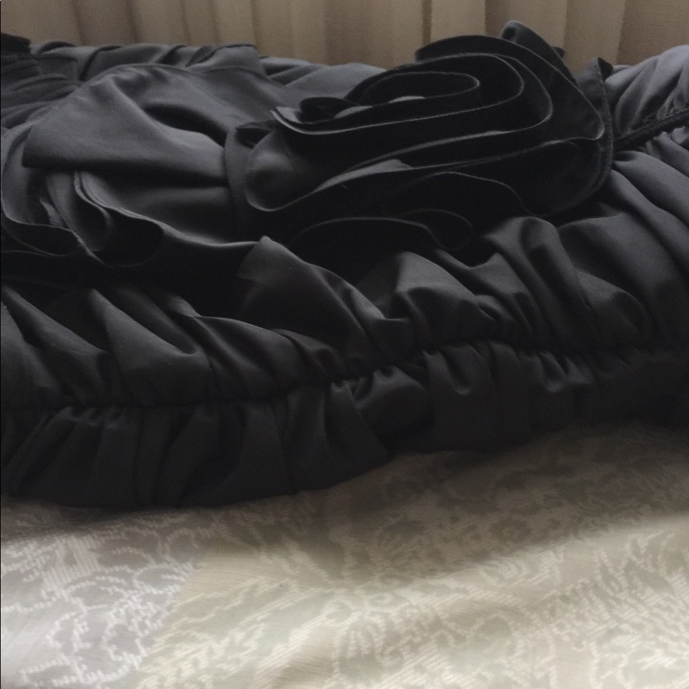 PLEATED  STRAPLESS COCKTAIL DRESS - Picture 12 of 13